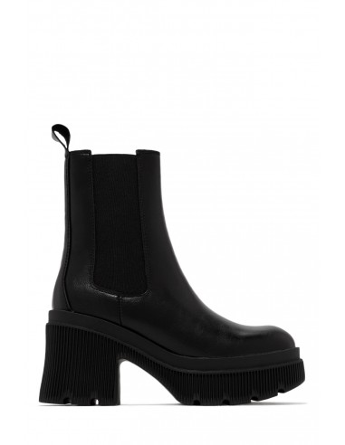 Addicted To You Platform Ankle Boots - Black Découvrez la collection