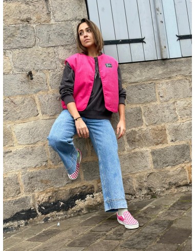 Gilet Pink Velvet vous aussi creer 