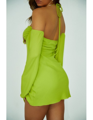 Arayana Off The Shoulder Mini Dress - Green JUSQU'A -70%! 