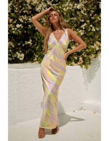 Mariena Sleeveless Maxi Dress - Pastel de technologie