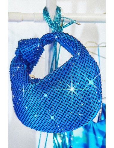 Vacay Nights Embellished Knot Detail Bag - Blue de la marque