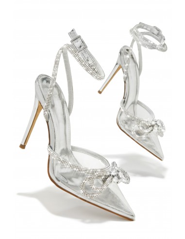 Kara Embellished Pumps - Silver en ligne des produits 