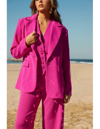 Aliana Oversized Blazer - Pink la colonne vertébrale