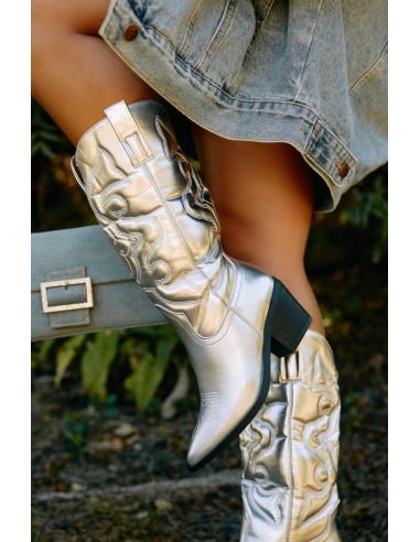 Dylan Western Cowgirl Boots - Silver l'évolution des habitudes 