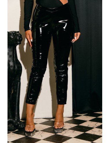 Social Nights Patent Skinny Pant - Black vous aussi creer 