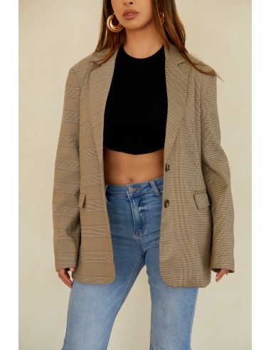 Isabelle Oversized Blazer - Brown de France