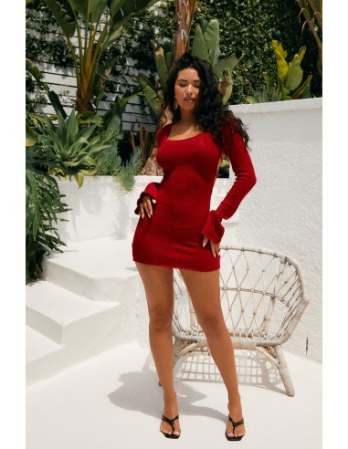 Sandra Mini Dress - Red Comparez plus de prix