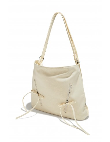 Elina Multi Wear Backpack Shoulder Bag - Cream solde