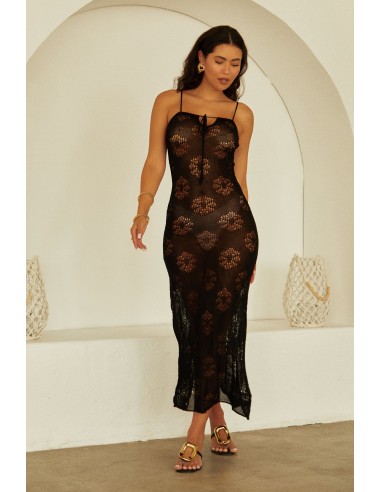 Samaria Maxi Dress - Black pas cheres