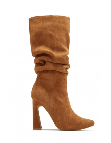 Stella Knee High Heel Boots - Tan vous aussi creer 