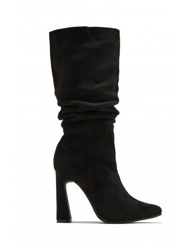 Stella Knee High Heel Boots - Black Le MVP de beaucoup