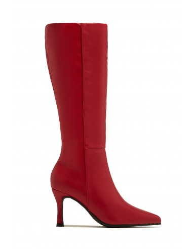 Zama Knee High Heel Boots - Red des créatures d'habitude