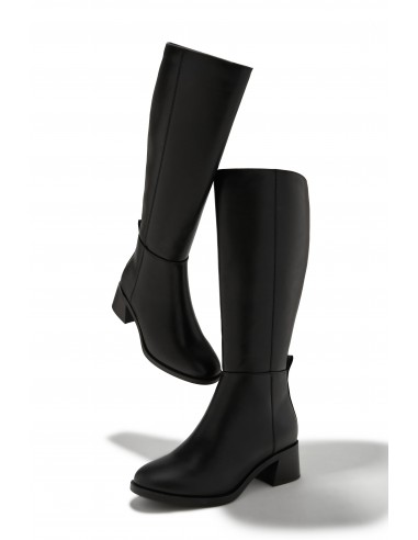 Stephany Knee High Boots - Black la colonne vertébrale