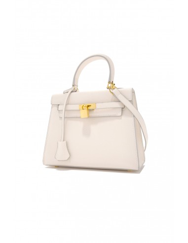 Erica Structured Top Handle Bag - Bone shop